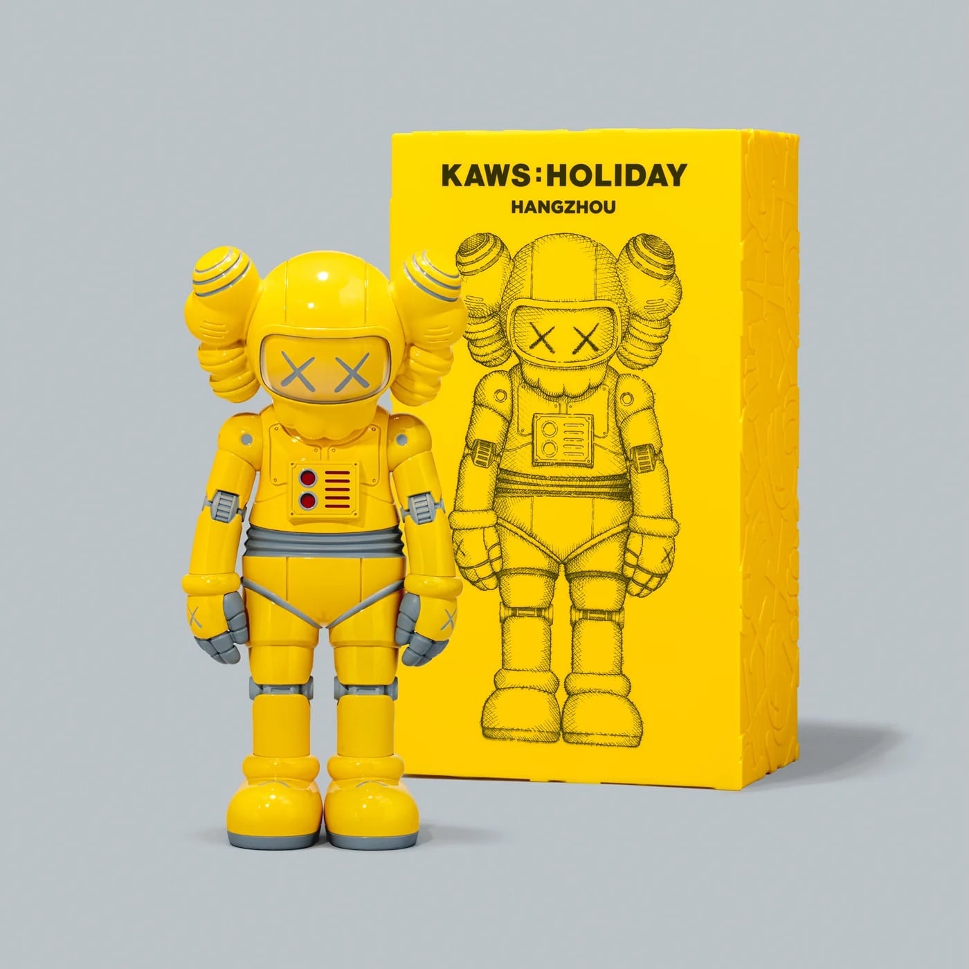 KAWS《HOLIDAY》杭州站首度機器人造型登場！30 公尺 COMPANION 西湖躺平，限定公仔、茶具組即將開賣！