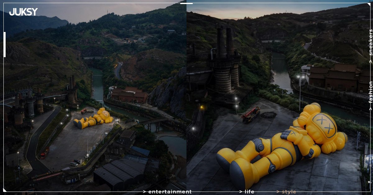 KAWS《HOLIDAY》杭州站首度機器人造型登場！30 公尺 COMPANION 西湖躺平，限定公仔、茶具組即將開賣！