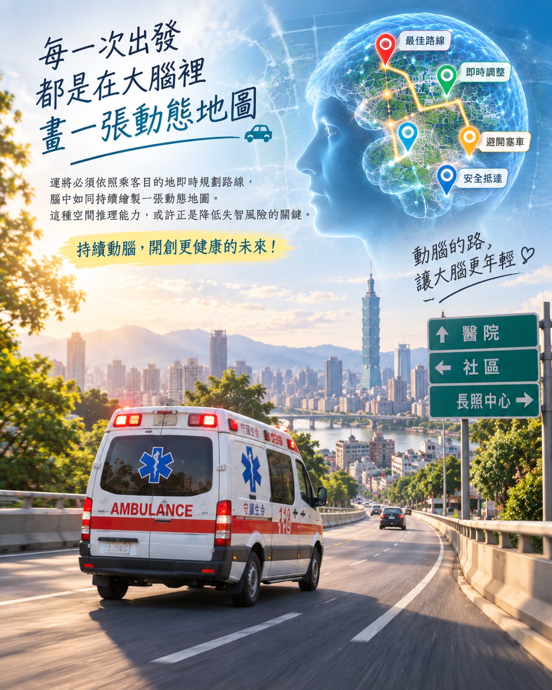 計程車司機大腦藏「防失智密技」!美國研究:百人僅1人因阿茲海默症病逝