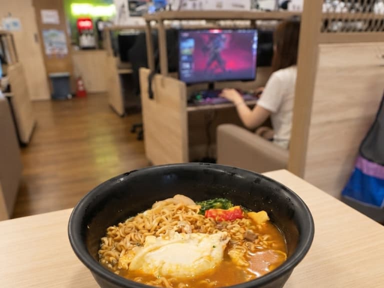 電競館泡麵超香有內幕！員工自曝10秒撈麵秘技 網驚呼：終於懂了
