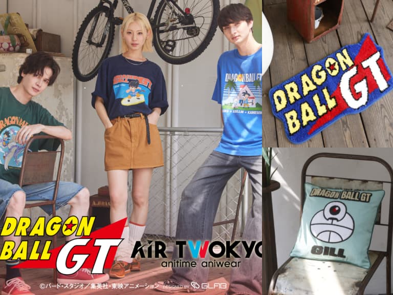 日本AIR TWOKYO聯名《七龍珠GT》服飾周邊！經典名場面插畫化 6款T恤先曝光
