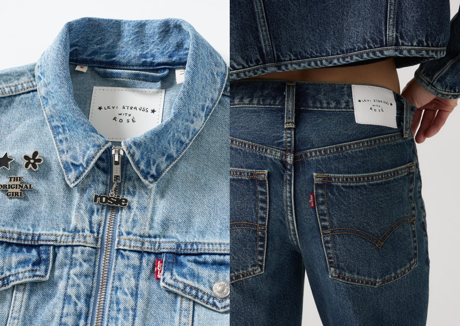 Levi’s® 攜手 ROSÉ 推出限定聯名系列!2 款丹寧套裝、客製化裝飾、價格⋯亮點一次看!