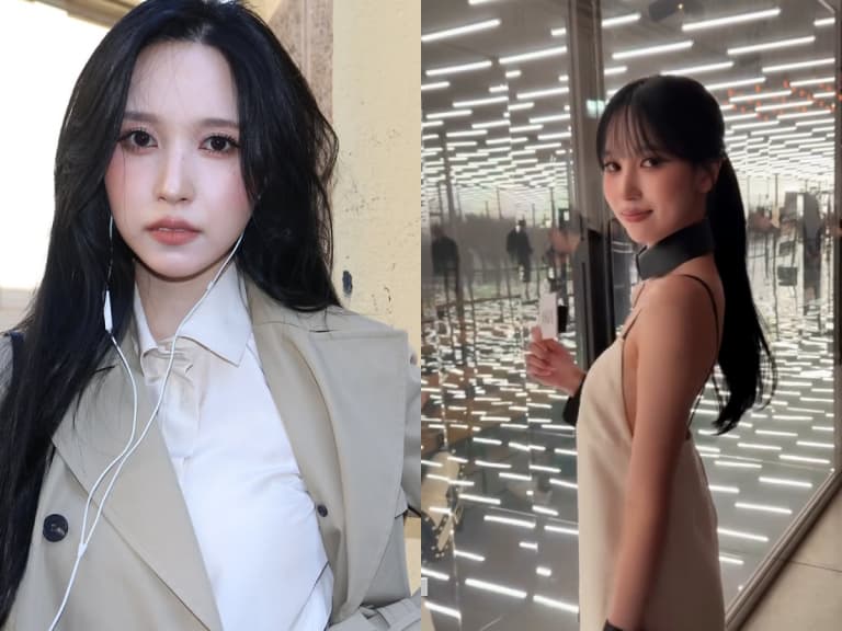 名井南 TWICE Mina 米蘭時裝週禮服曝光！胸前僅兩塊布 粉絲驚呼：隨時會走光