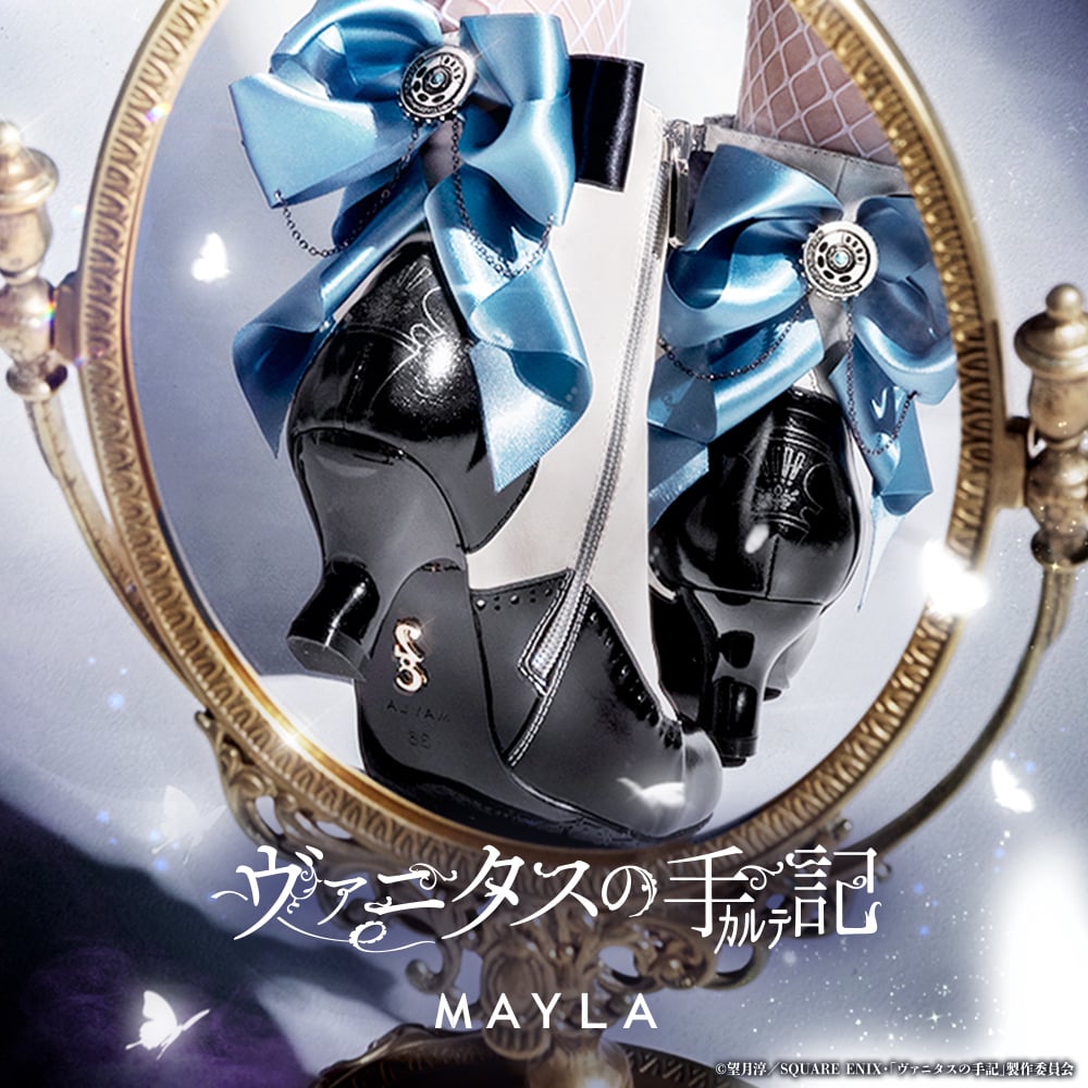 MAYLA攜手《瓦尼塔斯的手札》推聯名短靴!日本9/25開放預購 33,000日圓蝴蝶結吸睛