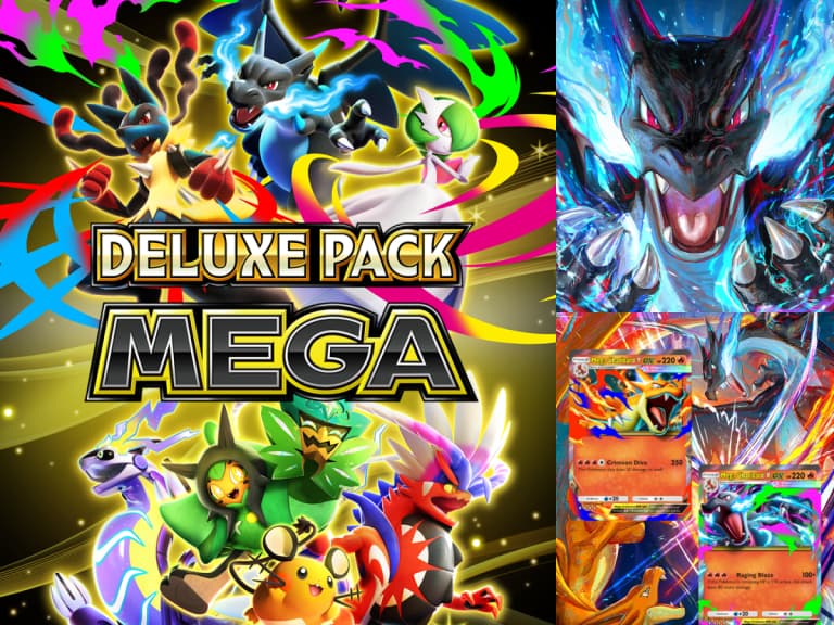 寶可夢集換式卡牌 Pocket 新擴充包「高階包 MEGA」9月30日登場！保證封入寶可夢ex卡