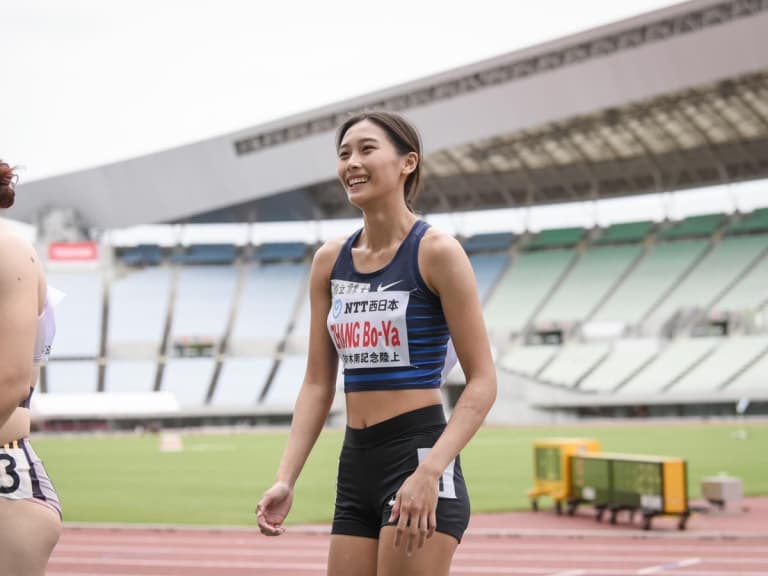 亞運／張博雅跨欄跑13秒08強勢晉級決賽！力壓中國名將吳艷妮、不畏大雨飆高速！