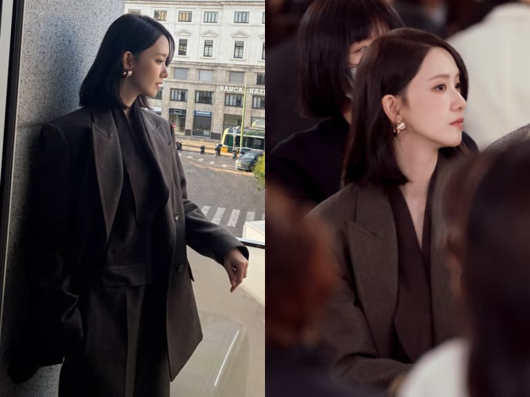 少女時代潤娥 YoonA 現身米蘭時裝週！2027春夏大秀直擊，26日返韓機場穿搭同曝光