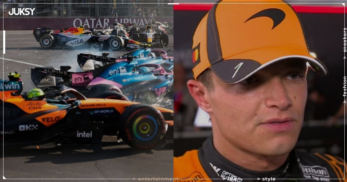 Lando Norris 被 Colapinto 撞車導致亞塞拜然站退賽!賽後砲轟「他根本不配待在 F1!」