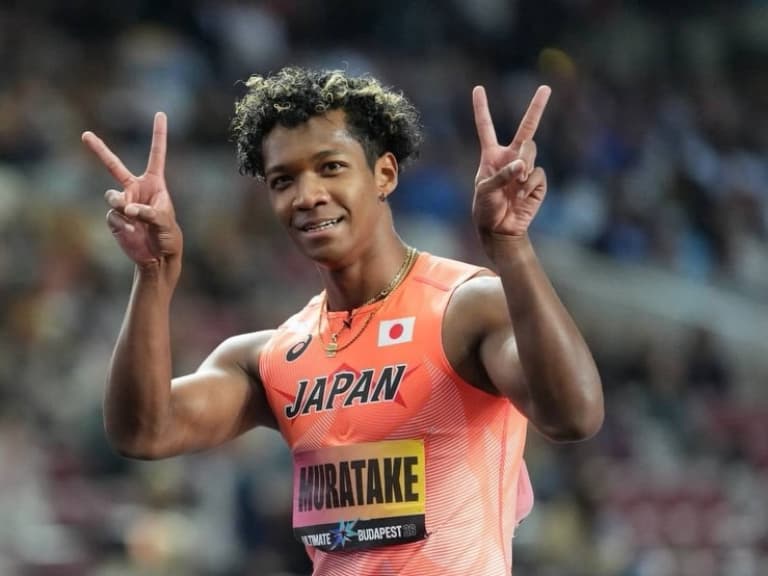 名古屋亞運110公尺跨欄！村竹拉希德 Rachid Muratake摘銀不敵中國選手（陳円将） 日本連3屆亞運奪牌