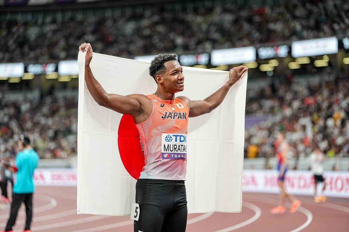 名古屋亞運110公尺跨欄!村竹拉希德 Rachid Muratake摘銀不敵中國選手(陳円将) 日本連3屆亞運奪牌