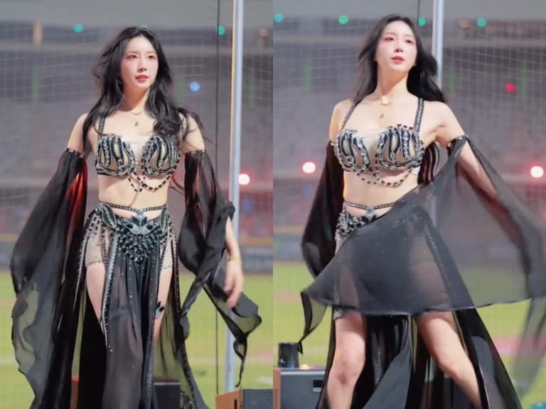 台鋼安芝儇身高 169 公分大巨蛋火辣表演掀兩派論戰！網友拿夏奇拉比較遭批：「服裝、舞蹈都不適合！」