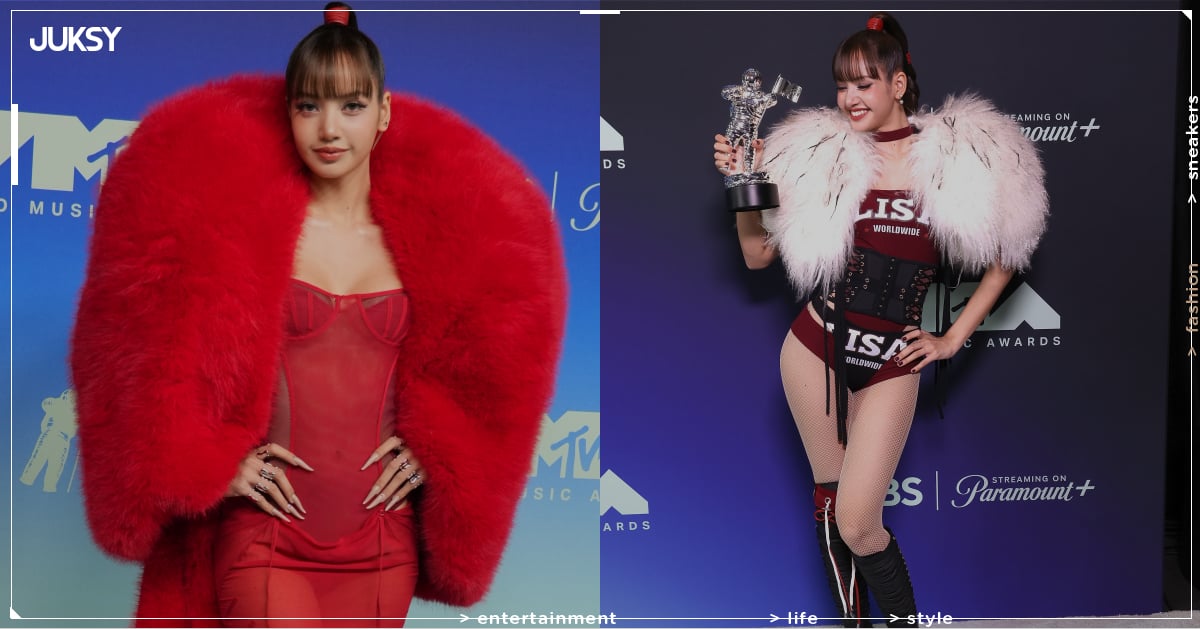 BLACKPINK Lisa 身高 167 擊敗泰勒絲奪 MTV 音樂錄影帶大獎!連換三套火辣戰袍超吸睛!