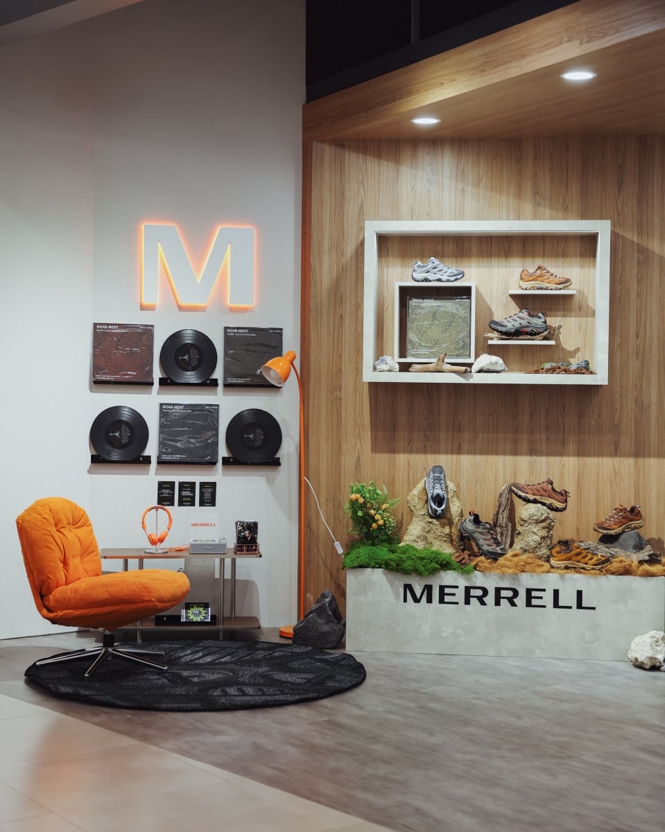 走路的聲音也能辦展?MERRELL 把 MOAB 3 變「聲音感測器」,9 種地形聲景南港登場!