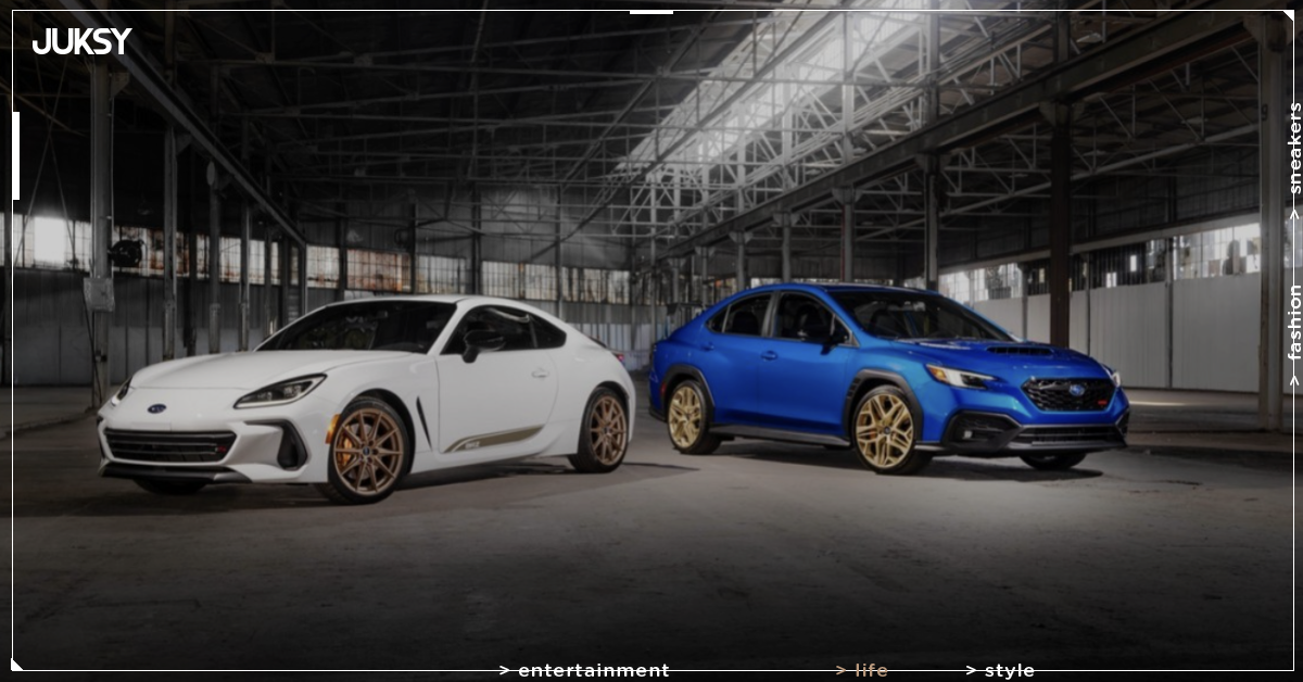 Subaru 一口氣推出 2 款紀念車!BRZ ZC15、WRX GD25 限量登場,金色輪圈、超大尾翼吸睛!