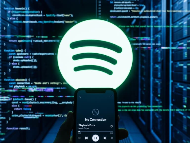 美國 Spotify 宕機！近2萬人回報App打不開、歌放不出來，官方回應：正在查