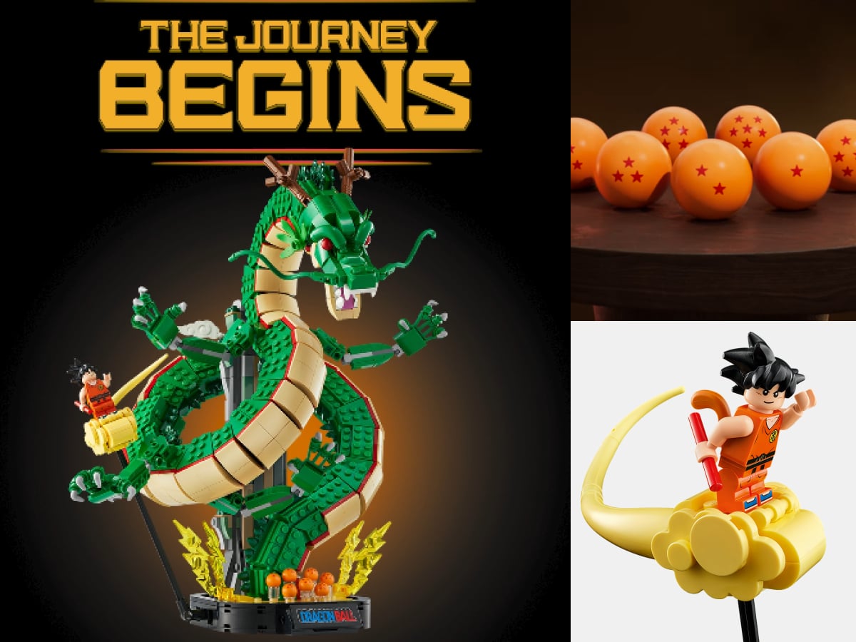 日本樂高 LEGO Group 七龍珠首彈11月4日開賣！1764片還原神龍現身，少年悟空騎筋斗雲登場