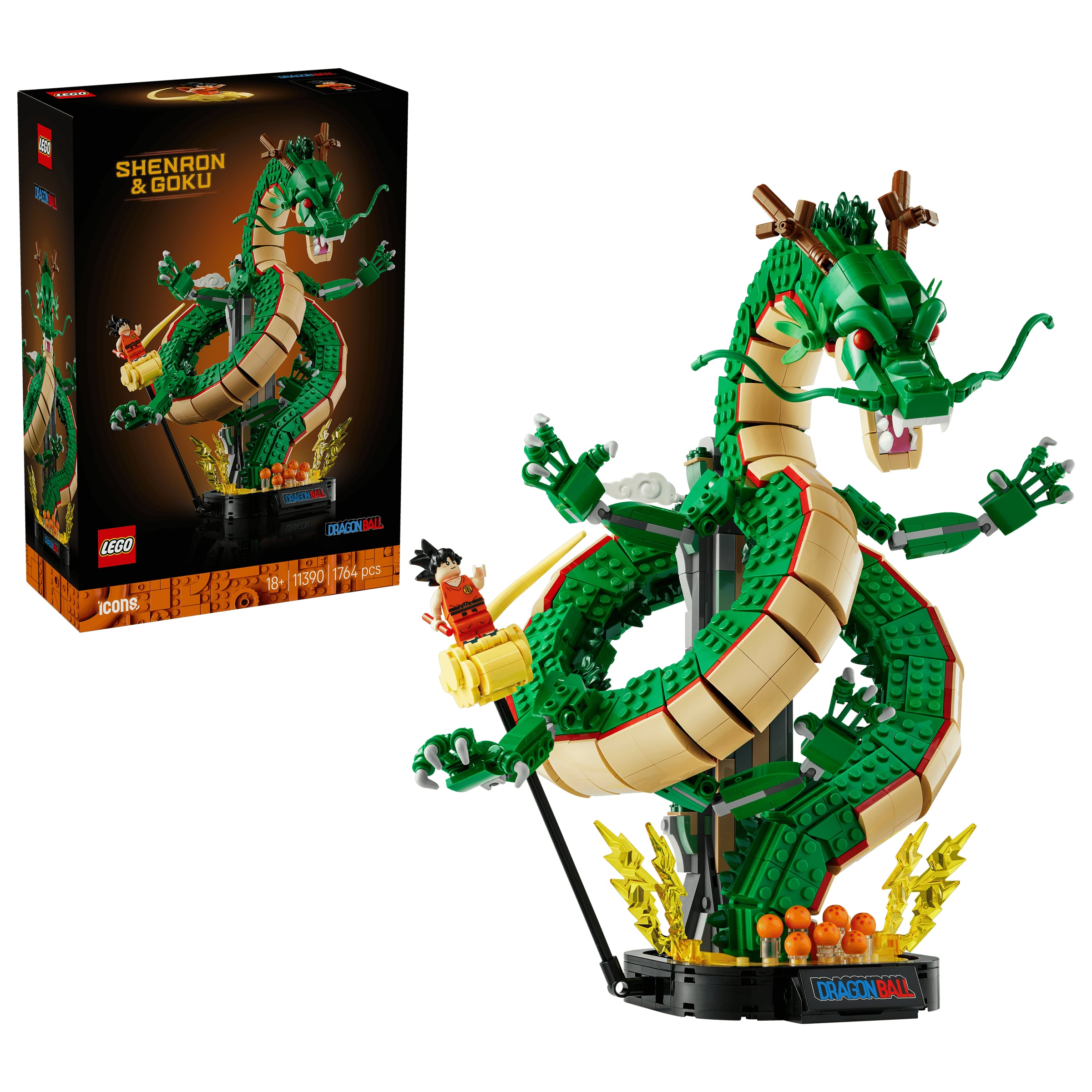七龍珠真的被 LEGO 召喚出來了!首發神龍、小悟空組合即將開賣,2027 年預計還有更多角色陸續登場⋯
