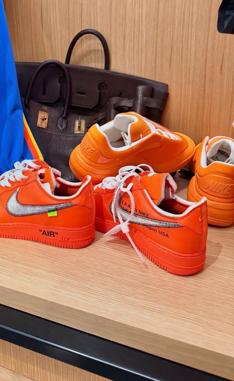 SGA 搶先曝光 Nike 版本 SHAI 001!同步上腳未市售 V.A.A x AF1 亮橘款式引發鞋迷熱議!