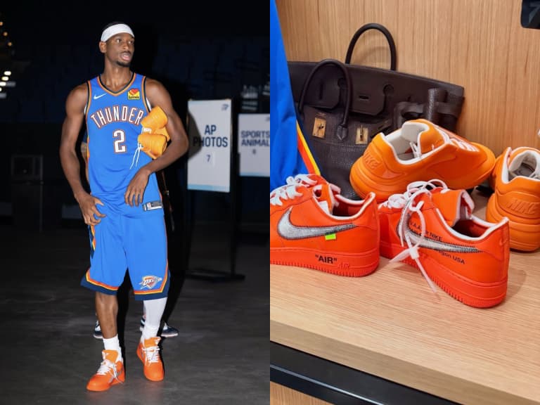 SGA 搶先曝光 Nike 版本 SHAI 001！同步上腳未市售 V.A.A x AF1 亮橘款式引發鞋迷熱議！