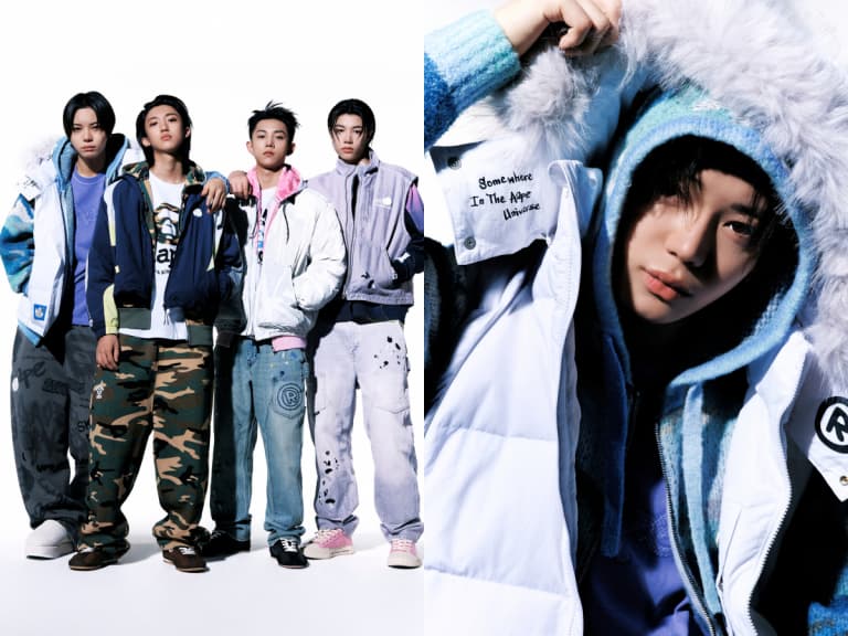 AAPE 聯手男團 LNGSHOT 推秋冬系列！粉藍、霧紫、迷彩 3 大配色，台灣販售據點同步公開！