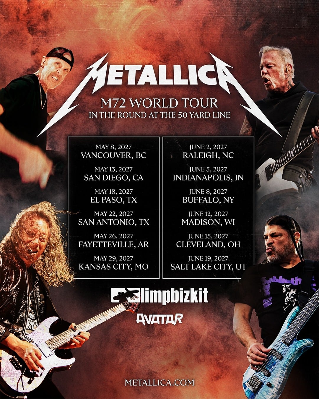 金屬製品 Metallica 詹姆斯·海特菲爾德 James Hetfield 新髮型曝光!拉斯維加斯駐場前逛龐克博物館還捐血