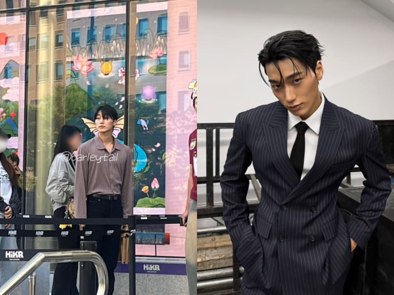 ATEEZ 崔傘現身寶可夢快閃店！自備摺疊板凳排隊引網直呼：「太專業！」