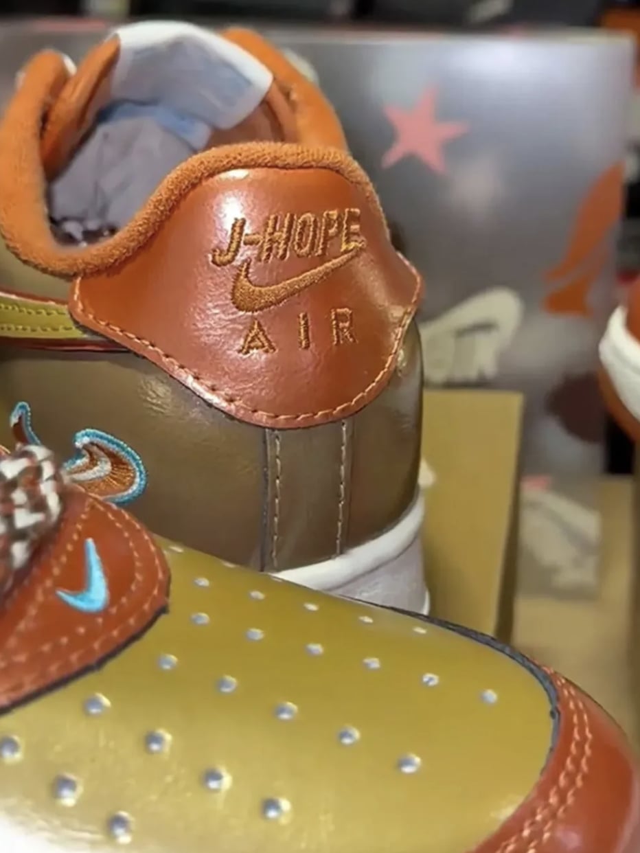 BTS J-Hope × NIGO × Nike 聯名 AF1 終於現身!J-Hope 本人親自東京上腳曝光