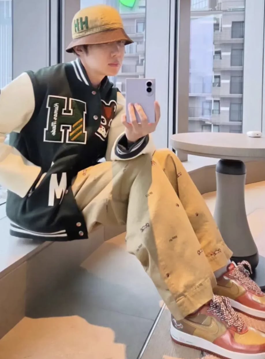 BTS J-Hope × NIGO × Nike 聯名 AF1 終於現身!J-Hope 本人親自東京上腳曝光