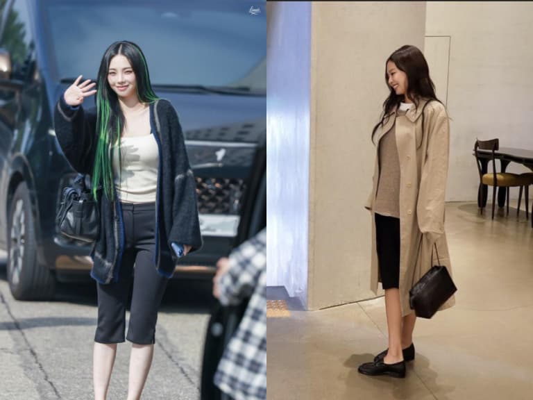 七分褲女生穿搭 5 大技巧！學 aespa Karina、ITZY 彩領⋯韓星穿出顯瘦顯高好比例！