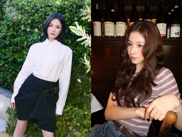 宋慧喬 Song Hye-kyo、紗夏米蘭時裝週私服曝光！Bottega Veneta 托特包、Prada 粉針織一次看