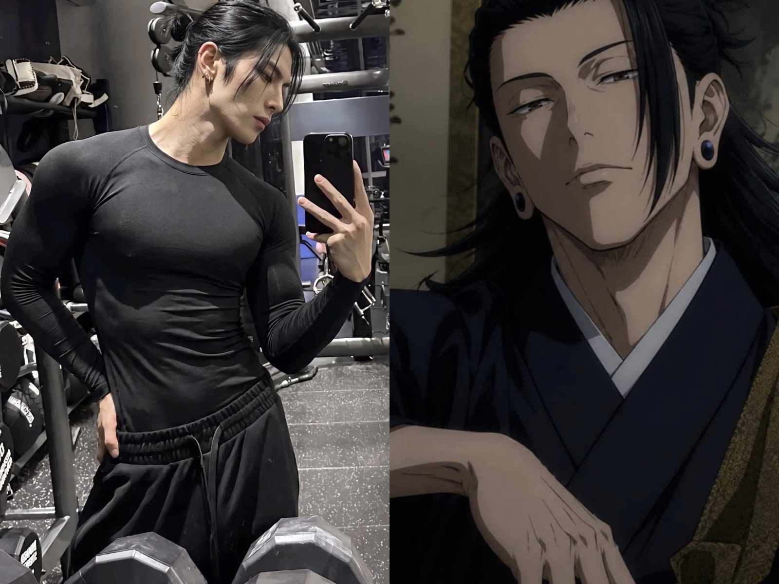 Threads 長髮肌肉男帥到像爆紅！網友一看驚呆：「根本超像夏油傑！」