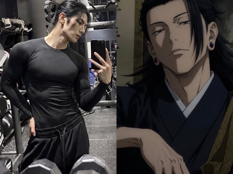 Threads 長髮肌肉男帥到像爆紅！網友一看驚呆：「根本超像夏油傑！」