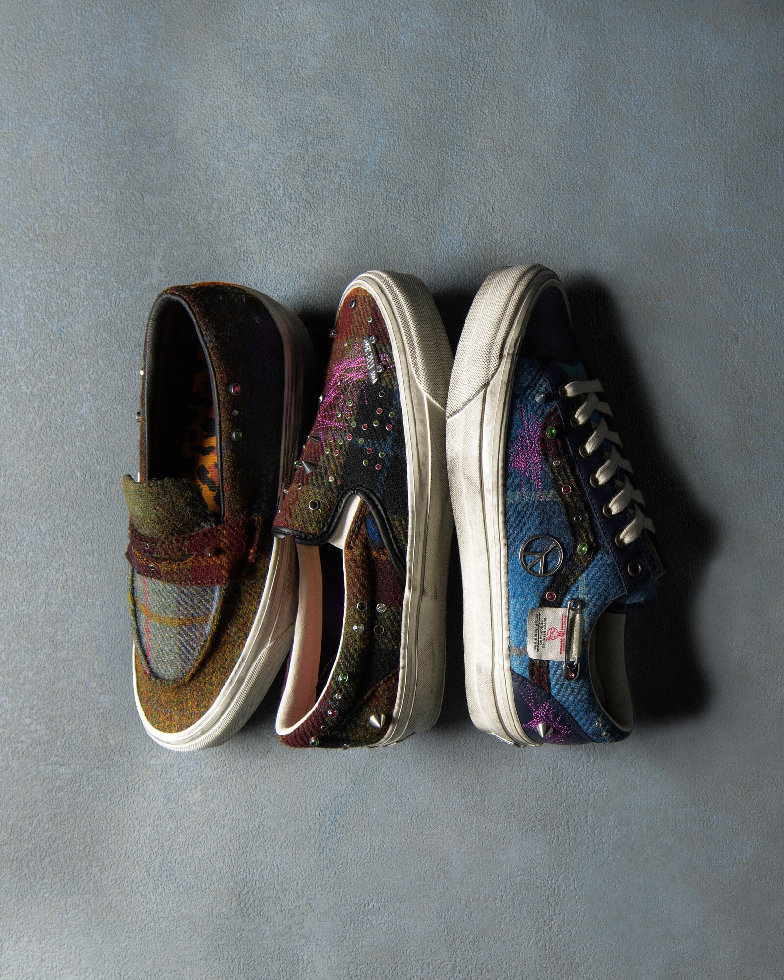 Vans × Harris Tweed® 聯名鞋狂了!蘇格蘭傳統工藝遇上龐克精神,3 款鞋型、豹紋鞋墊超叛逆!
