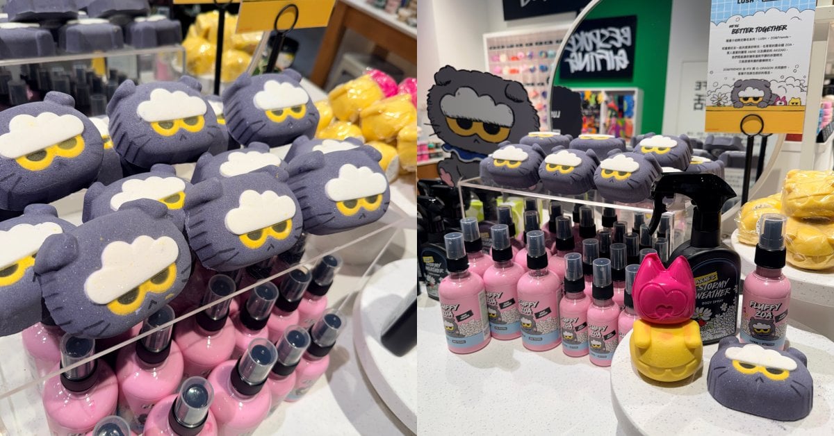 LUSH 攜手 GD 權志龍愛貓 ZO&FRIENDS 推出聯名商品!汽泡彈、免沖洗護髮噴霧、沐浴組合⋯品項一次看!