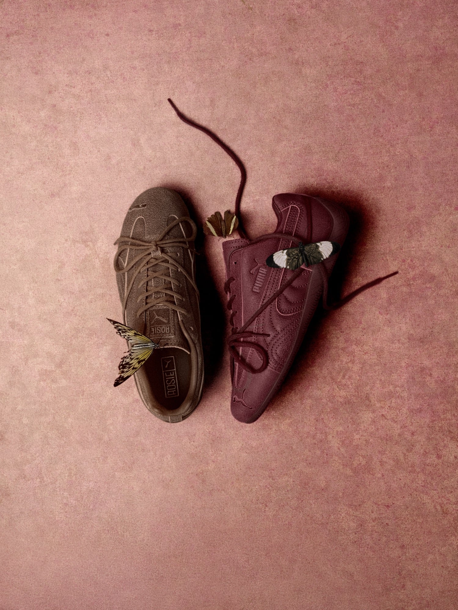 ROSÉ 掀起「勃根地紅」風潮!PUMA x ROSÉ 聯名 Speedcat 2 款新色上市,細節設計超講究!