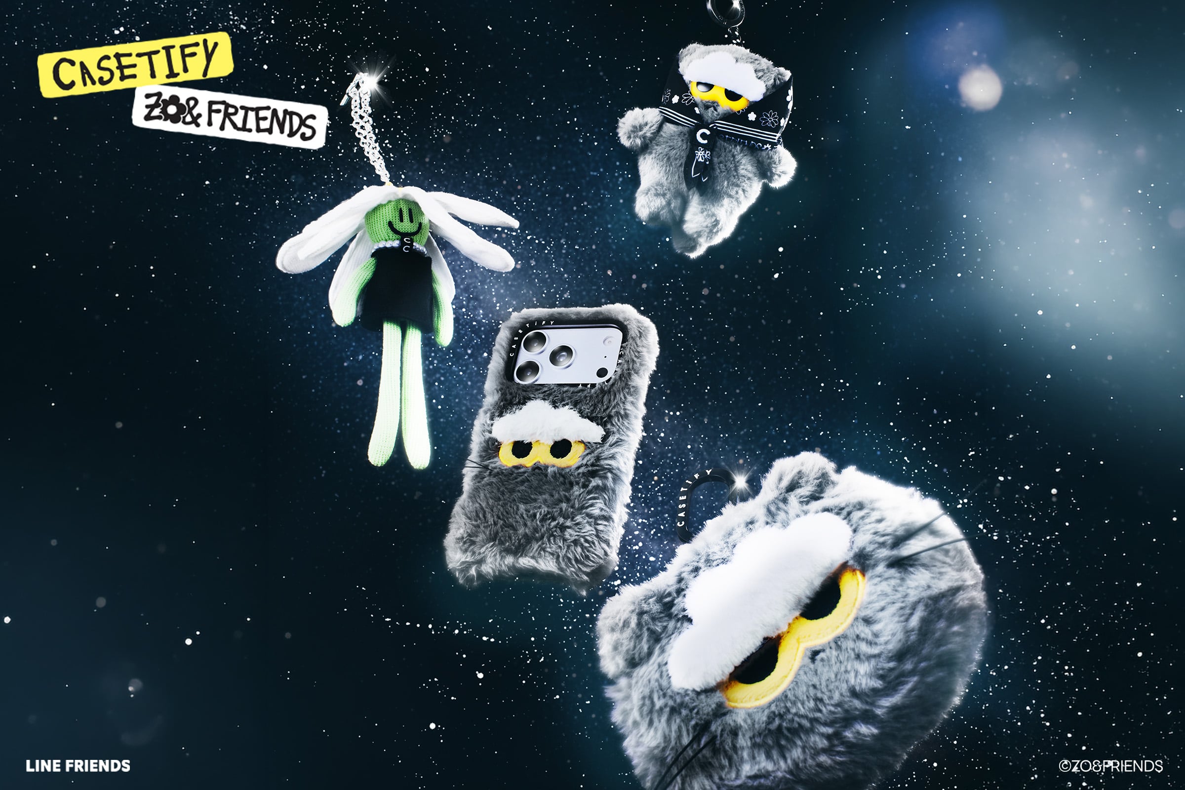 G-DRAGON「ZO&FRIENDS」再度聯手 CASETiFY!ZOA 化身超萌絨毛手機殼,DREAMLAND 系列正式登場!