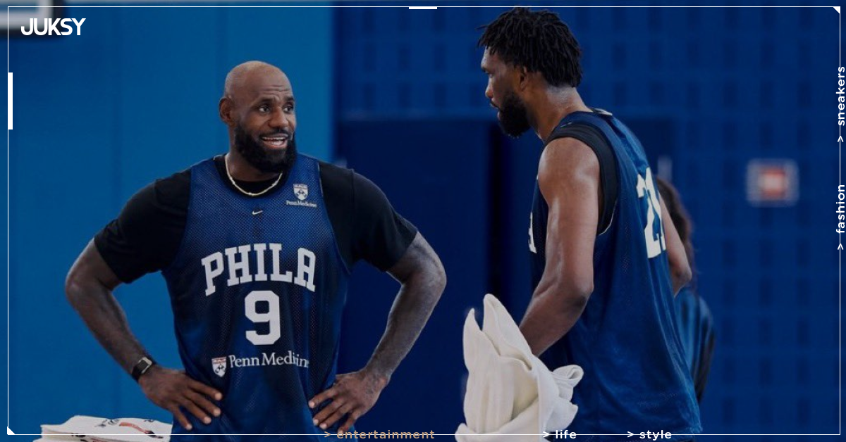 NBA/詹皇 LeBron James 否認訓練痛罵 Joel Embiid 遲到!IG 親自澄清:「他從沒遲到過」