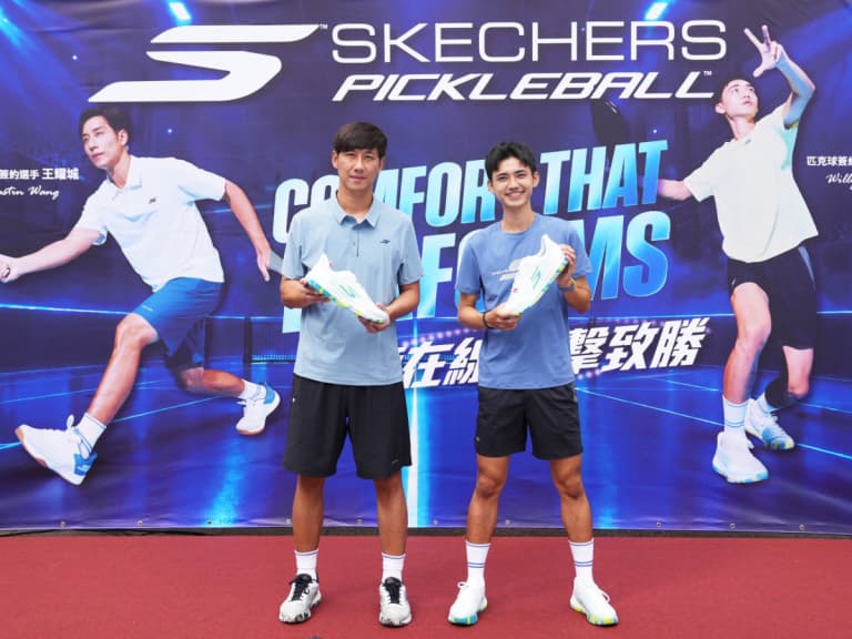 SKECHERS正式簽下台灣頂尖匹克球雙雄王耀城、鍾振煒！專業匹克球全系列登台！