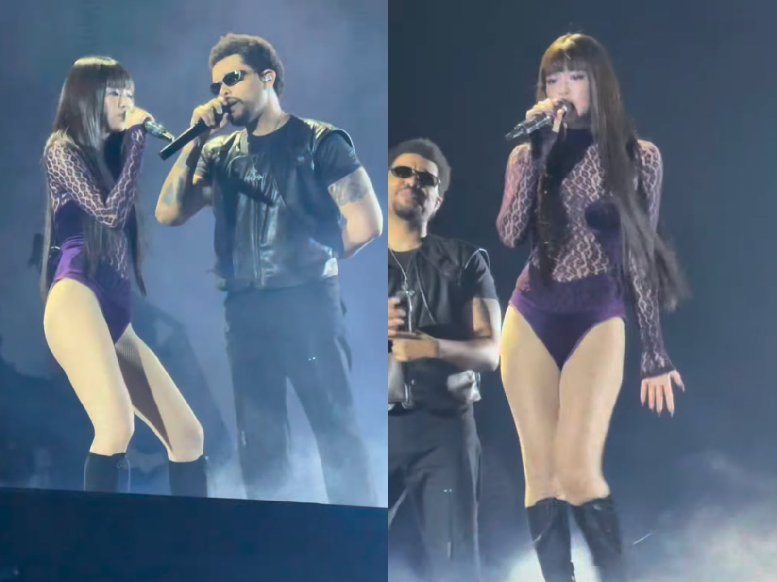BLACKPINK  Jennie 驚喜登台 The Weeknd 韓國演唱會！紫色性感造型合唱，下台喊「週末哥哥」超可愛！