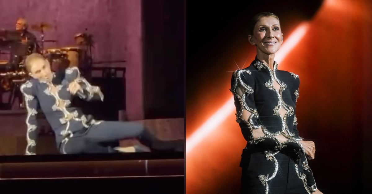 席琳狄翁 Celine Dion 巴黎演唱會突跌倒!她秒起身比讚繼續唱全場看傻 !