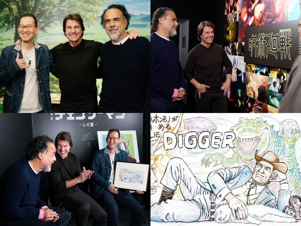 湯姆克魯斯 Tom Cruise 逛東京 MAPPA 15週年展！細看《咒術迴戰》原畫、與動畫師對談！