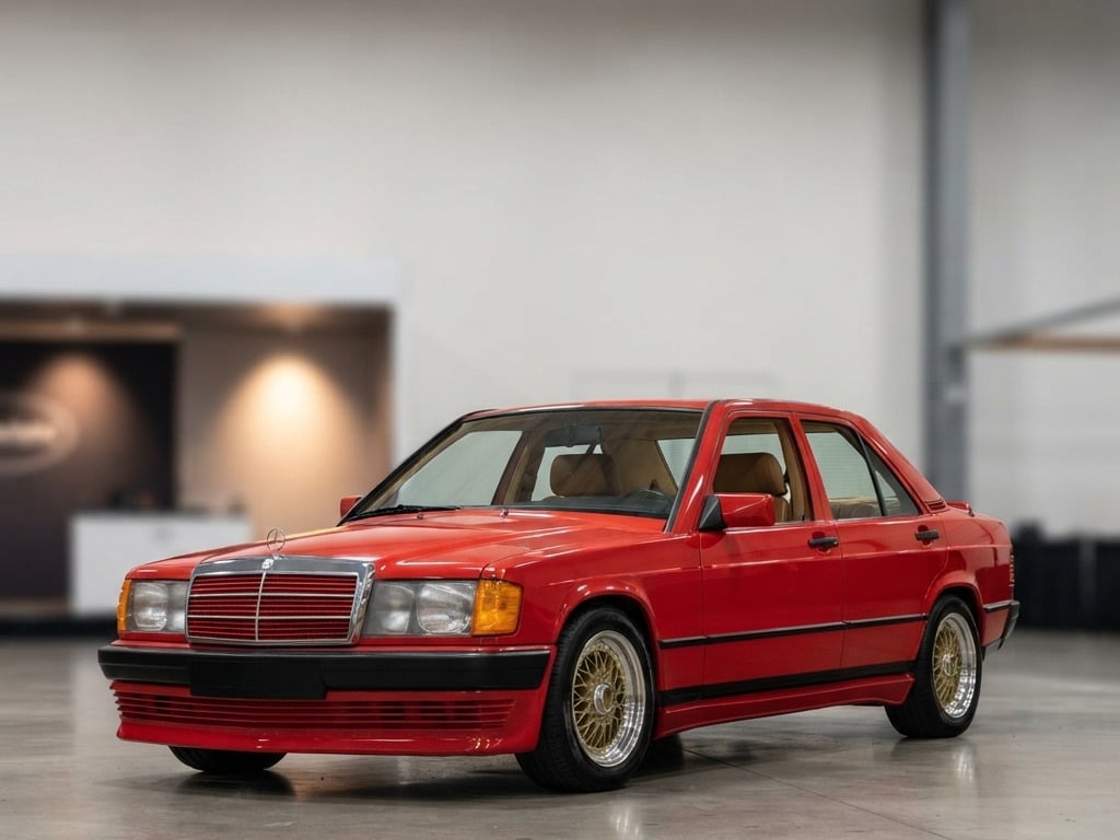 美國 Callaway 孤品Benz 190E 渦輪車無底價開拍！10萬美元翻修、五速手排一次看！