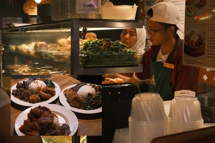 新加坡 Ugly Food Tour 在地美食導覽：食閣內的連鎖名店「Hjh Maimunah Mini」