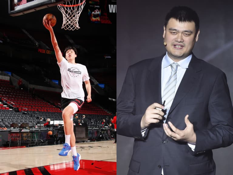 NBA／姚明被問怎麼指點楊瀚森，用神比喻回應自嘲「我就不誤人子弟了！」