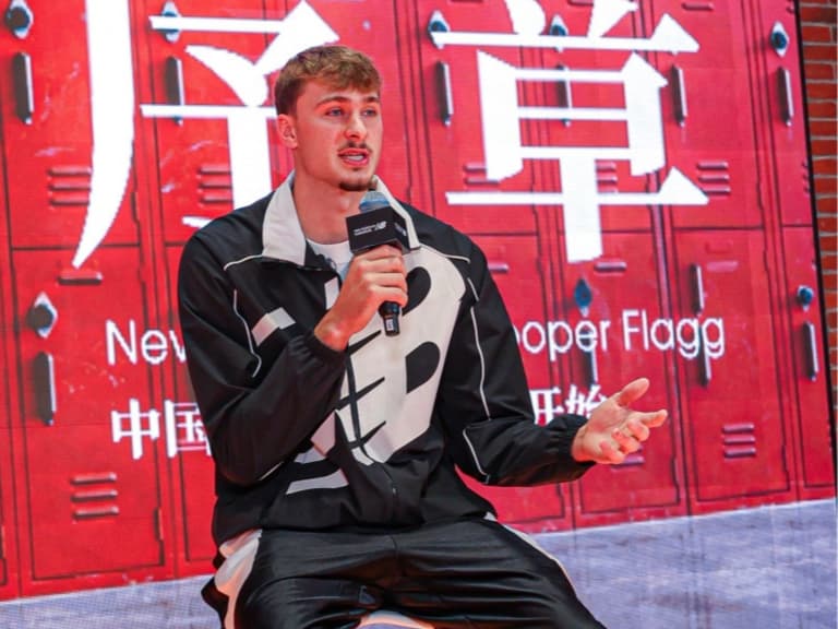 NBA 中國賽直擊｜Cooper Flagg 採訪完整回顧！加入 NB 是因為家庭、透露剛學會雜耍丟球？