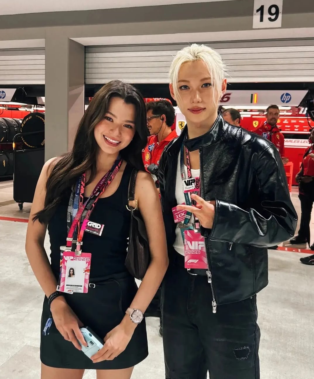 TAG Heuer 腕錶狂撩 F1 新加坡!Becky 粉鑽錶與李相沅紅色賽車外套太好看了吧