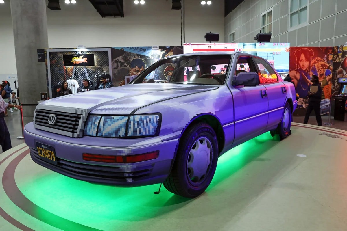 《快打旋風2》像素 Lexus LS400 真車誕生!卡普空聯手打造,幸運粉絲可贏回家!
