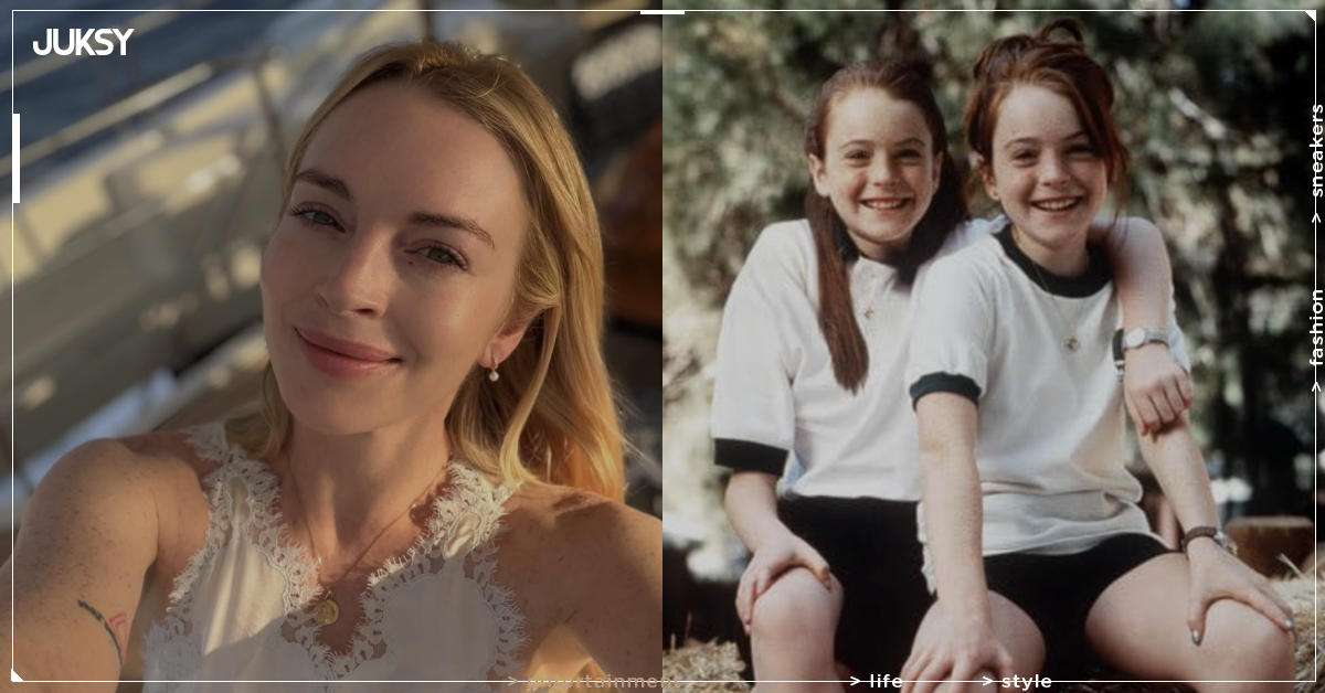 琳賽蘿涵 Lindsay Lohan 重現《天生一對》經典角色!迎接 40 歲生日,28 年後再掀回憶殺!
