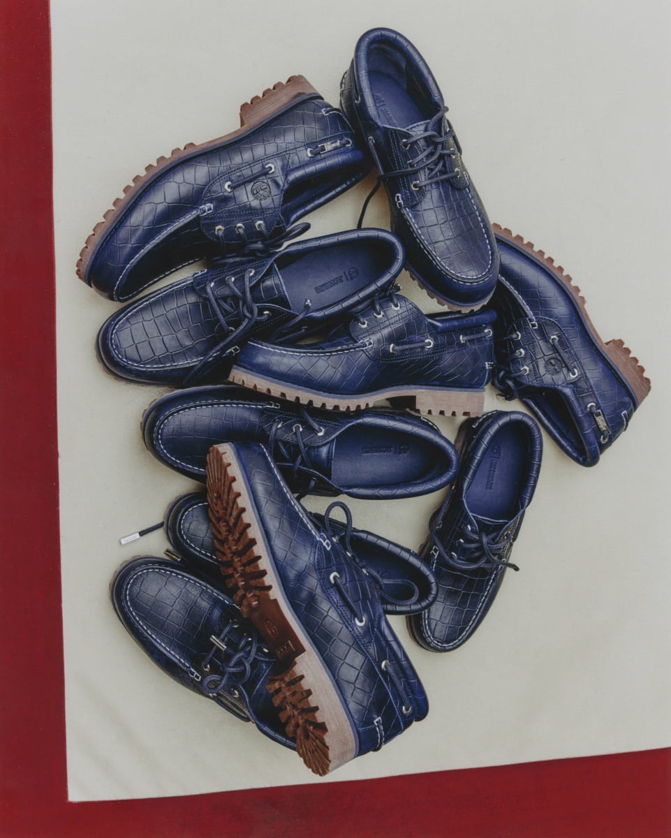 Timberland® x Jacquemus 聯名鱷紋皮革帆船鞋發表!台灣開賣資訊公開、兩款配色一次掌握!
