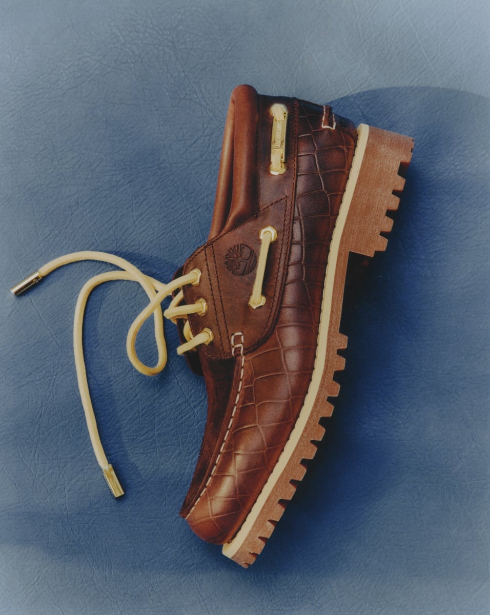 Timberland® x Jacquemus 聯名鱷紋皮革帆船鞋發表!台灣開賣資訊公開、兩款配色一次掌握!